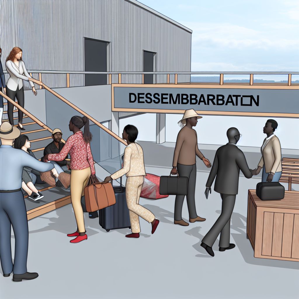 Image demonstrating Disembarkation in the Travel context